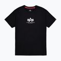 Мъжка тениска Alpha Industries Basic Mid Logo черна 7