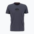 Alpha Industries мъжка тениска Basic Mid Logo greylack/black 4