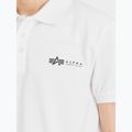 Мъжка тениска Alpha Industries Basic Polo Small Logo бяла 5