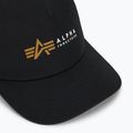 Мъжки Alpha Industries Label Trucker бейзболна шапка черен 3