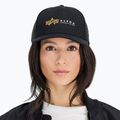Мъжки Alpha Industries Label Trucker бейзболна шапка черен 3