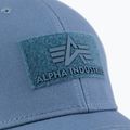 Alpha Industries мъжка бейзболна шапка VLC сиво-синя 3