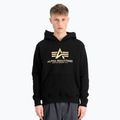 Мъжки суитшърт Alpha Industries Basic Carbon Hoody black/gold