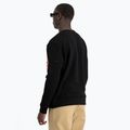 Мъжки пуловер с отразяващ печат Alpha Industries black 5