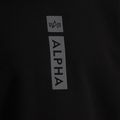 Мъжки пуловер с отразяващ печат Alpha Industries black 6