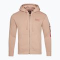 Мъжки суитшърт Alpha Industries Back Print Zip dusty coral