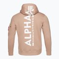 Мъжки суитшърт Alpha Industries Back Print Zip dusty coral 2