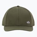 Alpha Industries Metal Label мъжка бейзболна шапка тъмно маслинова