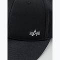 Alpha Industries Metal Label rep черна/метална бейзболна шапка 5