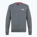 Alpha Industries Basic Small Logo деним синьо суитшърт за мъже 5