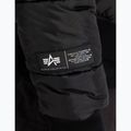 Мъжко ватирано яке Alpha Industries MA-1 Logo Puffer Bomber black 6