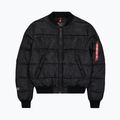 Мъжко ватирано яке Alpha Industries MA-1 Logo Puffer Bomber black 7