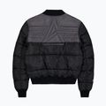 Мъжко ватирано яке Alpha Industries MA-1 Logo Puffer Bomber black 8