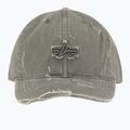 Шапка с козирка Alpha Industries Acid Logo dark olive