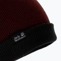 Jack Wolfskin Зимна шапка с ребро в цвят бордо 1903891 5