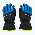 Детски ски ръкавици Reusch Alan черни/сини 60/61/115 3