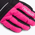Детски ски ръкавици Reusch Alan черни/розови 60/61/115 4