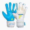 Reusch Attrakt Aqua сини и бели вратарски ръкавици 5270439 5