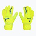 Детски вратарски ръкавици Reusch Attrakt Solid Junior жълти 5272515-2001