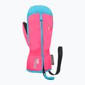 Reusch Ben Mitten детски ски ръкавици knockout pink/bachelor button 6