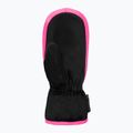 Детски скиорски ръкавици Reusch Ben Mitten black/ knockout pink 3