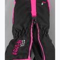 Детски скиорски ръкавици Reusch Ben Mitten black/ knockout pink 5