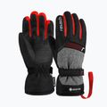 Детски скиорски ръкавици Reusch Flash Gore-Tex black/black melange/fire red