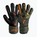 Reusch Attrakt Gold X Finger Support Младши вратарски ръкавици зелено-черни 5372050-5555 4