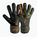 Вратарски ръкавици Reusch Attrakt Gold X Junior зелено-черни 5372055-5555 4
