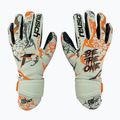 Детски вратарски ръкавици Reusch Pure Contact Fusion Junior зелени 5372900-5444