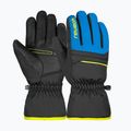 Детска ски ръкавица Reusch Alan black/brilliant blue/safety yellow 5