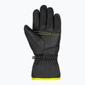 Детска ски ръкавица Reusch Alan black/brilliant blue/safety yellow 7