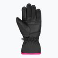 Детски ски ръкавици Reusch Alan black/pink glo 7