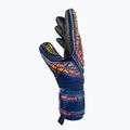 Детски вратарски ръкавици Reusch Attrakt Gold X Junior premium blue/gold/black 4