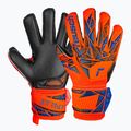 Детски вратарски ръкавици Reusch Attrakt Silver Junior hyper orng/elec blue/blck
