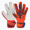 Reusch Attrakt Solid Finger Support Junior hyper orng/elec blue детски вратарски ръкавици