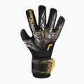 Детски вратарски ръкавици Reusch Attrakt Silver NC Finger Support Junior black/gold/white/black 2