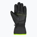 Детски скиорски ръкавици Reusch Alan Junior black/brilliant blue/safety yellow 3