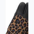Дамски скиорски ръкавици Reusch Beatrix R-Tex XT черно/кафяво leopard 9