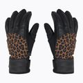 Дамски скиорски ръкавици Reusch Beatrix R-Tex XT черно/кафяво leopard 3