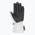 Дамски скиорски ръкавици Reusch Alison Gore-Tex white/black 4