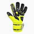 Детски вратарски ръкавици Reusch Attrakt Freegel Silver Junior safety yellow/silver/black 2