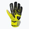 Детски вратарски ръкавици Reusch Attrakt Solid Junior safety yellow/silver 2