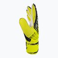 Детски вратарски ръкавици Reusch Attrakt Solid Junior safety yellow/silver 4