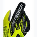 Детски вратарски ръкавици Reusch Attrakt Solid Junior safety yellow/silver 5