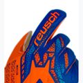 Детски вратарски ръкавици Reusch Attrakt Solid Junior shocking orange/blue 5