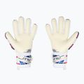 Детски вратарски ръкавици Reusch Attrakt RE:GRIP NC Junior blue/pink/white 3