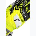 Детски вратарски ръкавици Reusch Attrakt Grip Junior safety жълто/сребърно 5