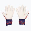 Вратарски ръкавици Reusch Attrakt Silver shocking orange/energize blue 3
