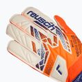 Детски вратарски ръкавици Reusch Attrakt Solid Junior shocking orange/energize blue 4